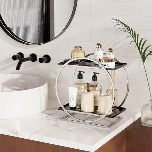 YIWANFW Bathroom Counter Organizer, 2-Tier Perfume Organizer for Dresser - Thumbnail 4