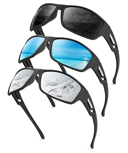 KALIYADI Sunglasses-Men Polarized Sports Sun-glasses: Mens Sun glasses Polarized UV400 Protection Running Cycling Outdoor - Image 1