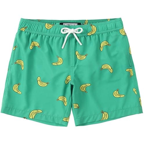 CoozySphere Boys Swimming Trunks Mesh Liner Swim Shorts Quick Dry Bathing Suit Beach Swimsuit Swimwear 5-6 Year Old - Image 1
