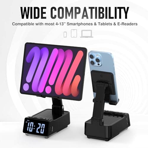 GLOPUS Gifts for Men, Cell Phone Stand with Wireless Bluetooth Speaker, Birthday Gifts for Him Husband Boyfriend, Dad Gifts for Fathers Day, Cool Gadgets for Men - Thumbnail 6