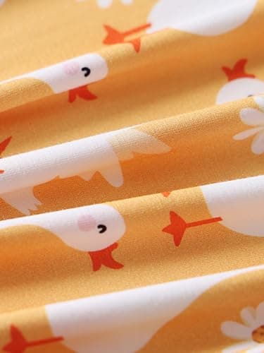 Baby Newborn Knotted Gown, Soft Breathable Viscose from Bamboo for Infant Home Coming Outfit, Knotted Gown with Headband (Ginger Goose, 1-3M) - Thumbnail 6