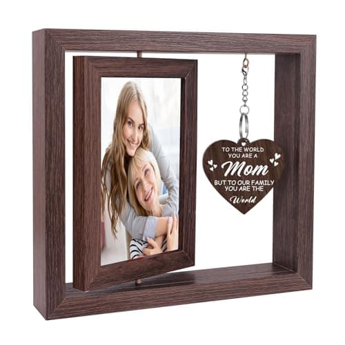Boiveco Mothers Day Gifts for Mom from Daughter Son, New Moms and First Time Mom Gift for Mother Wife Birthday Christmas Mothers Day Picture Frame Display Two 4x6 Photos