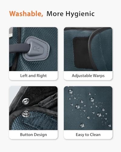 CINCOM Air Compression Leg Massager, Legs Massage for Circulation and Pain Relief, Calf Leg Air Compression Massager Help with Relief Legs - Thumbnail 6
