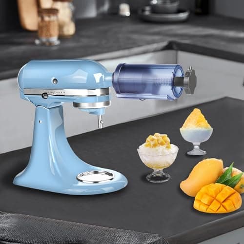 Shaved Ice Attachment for Kitchen Aid Stand Mixer - Snow cone Machine, Shaved Ice Maker,Snow Ice Machine，Include 8 Ice Molds, Fit for All Kitchen Aid Mixer - Thumbnail 6