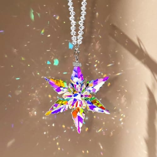 2026 Annual Christmas Ornaments, Crystal Star Ornaments for Christmas Tree - Thumbnail 6