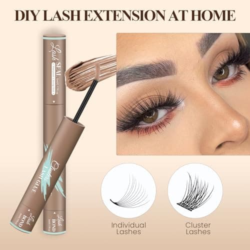 Lash Cluster Glue Lash Bond and Seal (Brown-10ML) - Thumbnail 2