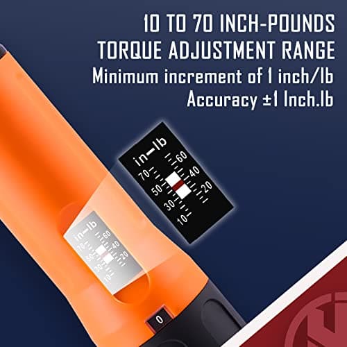 KNINE OUTDOORS Precision 1/4" Torque Screwdriver Set Adjustable from 10 to 70 In-Lbs Engineering Repair Kit Maintenance Tools with T-BAR Ratchet Screwdriver, Set of 92 pieces - Thumbnail 4