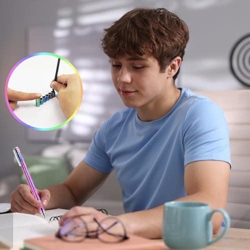 Magnetic Fidget Pen teen gifts - Cool Gadgets Gift for Men Dad, Modular Metal Stress Relief Toy for ADHD Anxiety, Creative Building Blocks Writing Stylus, Ideal Father's Day & Graduation Present - Thumbnail 3
