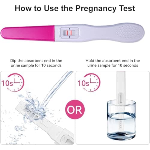 OMGWYSIWYG Pregnancy Test Early Detection HCG Tests,6 Days Before Missed Period,High Sensitivity 10 MIU/ml,Over 99% Accurate and Reliable Results for Women Fertility at Home - 3 Packs - Thumbnail 4
