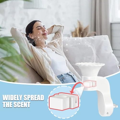 Wall Fragrance Plug – WallFlower Plug in, Essential Oil Diffuser Plug, ETL Certified, Compatible with Bath and Body Works WallFlower Refills, Plug in Diffuser for Home, Office, 4 PCS (Plug Only) - Thumbnail 5
