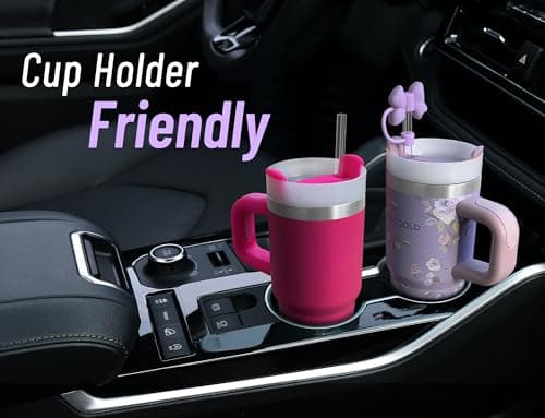 DLOCCOLD 16 oz Stainless Steel Tumbler with Lid and Straw, Double Wall Vacuum Insulated Travel Tumbler with Straw Cover Cap, Cupholder Friendly, Leak Resistant, Reusable Travel Coffee Mug - Thumbnail 3