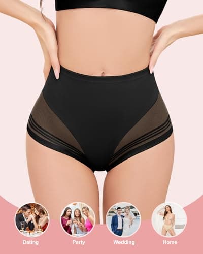 FVACPJ Shapewear Tummy Control Panties - Womens Shaping Underwear Compression Briefs Low Rise Cincher Bodyshaper Girdle Panty - Thumbnail 5