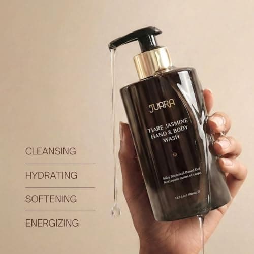 Juara 13.5 Fl Oz Hand & Body Wash - Hydrating Daily Cleanser with 72-Hour Moisture Magnet - Gentle Lather (Tiare Jasmine) - Thumbnail 6