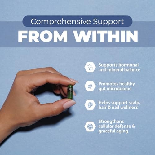 Michelle Peiret BM10 Max | Boron Supplement for Men & Women | Boron Complex with Zinc, Biotin 10,000 mcg, MSM, Silica, Saw Palmetto | Hair Skin & Nails + Trace Mineral Support | 60 Veg Capsules - Thumbnail 2