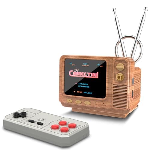 Mini TV Retro Handheld Game Console -JALECO Licensed Classic Games, Portable Gaming Toy with TF Card to Expand 80s 90s Games, Support Two Players & Game Save, Ideal Gift for Boys Girls - Image 1