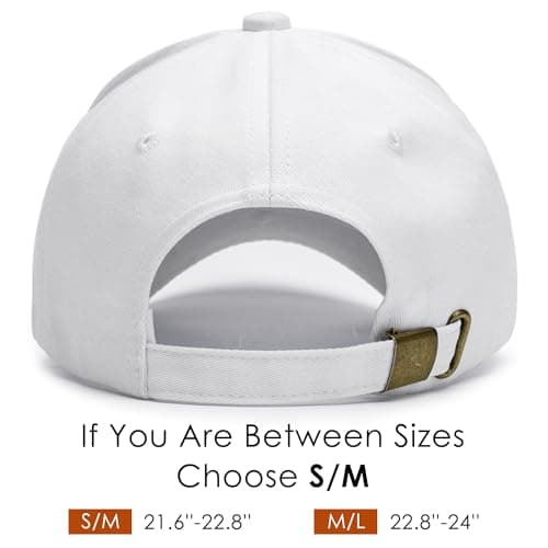 spxkd Structured Baseball Hats for Men Women Breathable Washed Cotton Baseball Caps Adjustable Golf Dad Hat for Wide Occasion - Thumbnail 4