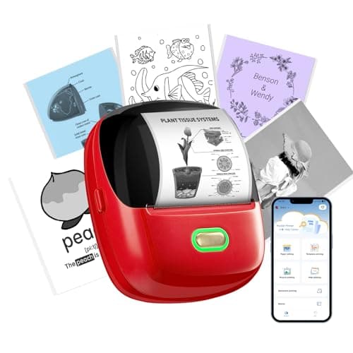 ORGSTA Sticker Printer, 300 DPI Ultra-Clear Mini Portable Sticker Maker with Banner Printing Function, Inkless Thermal Printer for Journaling, DIY Gifts, Study Note, Compatible with iPhone and Android
