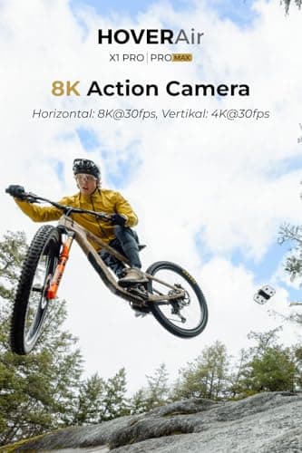 HOVERAir X1 PROMAX 8K Drone with Camera, Foldable Action Flying Camera with 42 KM/H Follow Speed, 10+ Fully Automatic Flight Modes, Fly Anywhere with OmniTerrain, SmoothCapture 2.0(Basic Combo) - Thumbnail 2