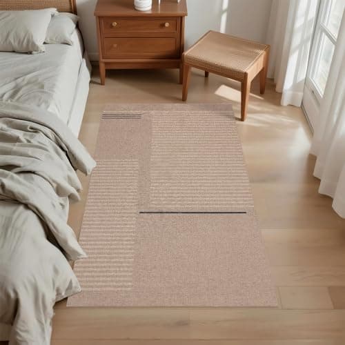 Arvenchy Easy Jute Rug 4x6: Indoor Outdoor Natural Boho Area Rugs for Living Room Patio Washable - Farmhouse Neutral Contemporary Carpet Mat for Entryway Bedroom Kitchen Backyard Sunroom Non Slip - Thumbnail 6