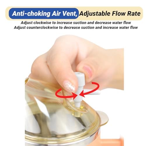 4 in 1 Adult Sippy Cup with Straw Spill-Proof & 2 Lids, Anti-Choke Stainless Steel Straw Sippy Cup for the Elderly & Disabled Patients, Great for Water, Coffee & Soup, Health & Household Essentials - Thumbnail 4