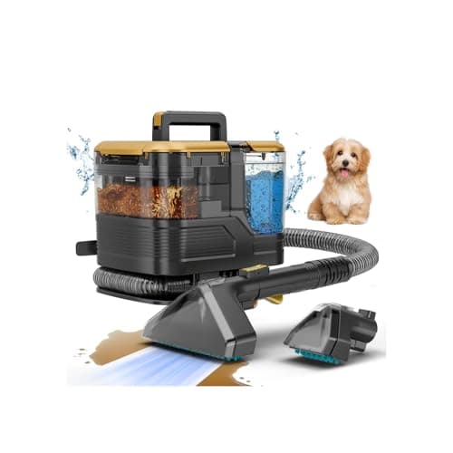 Vaconly Portable Carpet Cleaner & Upholstery Cleaner Machine - 21Kpa Carpet Cleaner Machine, Self-Cleaning, Deep Cleaner for Pet Stains, Cars, Couch, Rug, Furniture with Dual Brush, Large Tank, Purple - Image 1