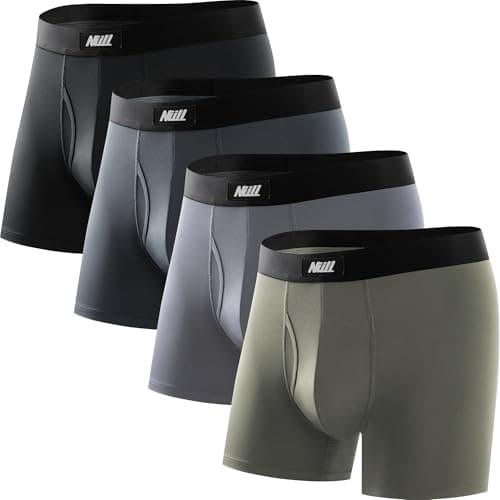 Nullktie Men's Trunks, Buttery Soft Micro Modal, Quick Dry, Breathable Underwear with Double Layer Fly, Moisture Wicking - Image 1