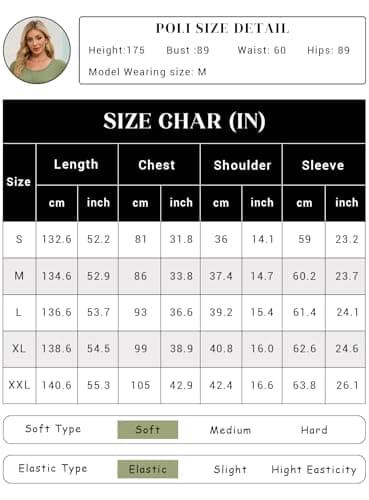 DEARCASE Long Sleeve Maxi Dresses for Women Blue Polka Dots Small Round Neck Boho A-line Casual Hawaiian Sundress Flowy Elegant Party Vacation Spring Summer Beach Long Sun Dresses with Pockets - Thumbnail 4