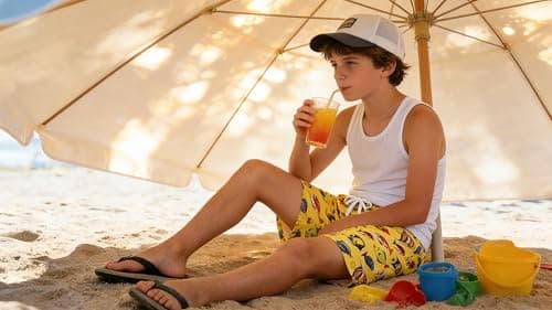 Boys Swim Trunks Size 10-12 Yellow Fish Sports Boy Swim Shorts with Compression Liner Beach Shorts Yellow Fish Quick Dry Bathing Suit 10-12 Novelty Beach Boys Board Shorts 10T 11T 12T - Thumbnail 3