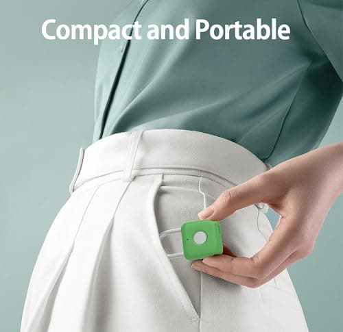 Fingerprint Padlock eLinkSmart Gym Locker Lock with Phone App iOS Watch Metal Keyless Combination Locks for Backpack Suitcase Luggage School Sports Locker Toolbox Hasp Storage Green - Thumbnail 3