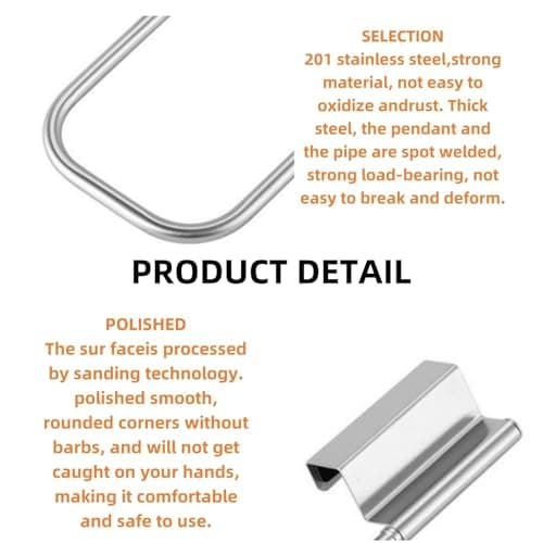 Cabinet Door Paper Towel Holder-Camper Paper Towel Holder-Paper Towel Rack Under Sink-Bathroom, Kitchen, Laundry Room, Tissue Storage（1pcs-12.4 in） - Thumbnail 4