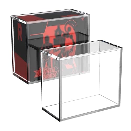 Elite Trainer Box Acrylic Protector Case 1 Pack with Sliding Magnetic Lid