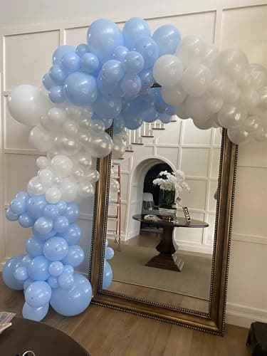 Pearl Blue Balloons for Bridal Shower Baby Shower Wedding Decorations - Thumbnail 6