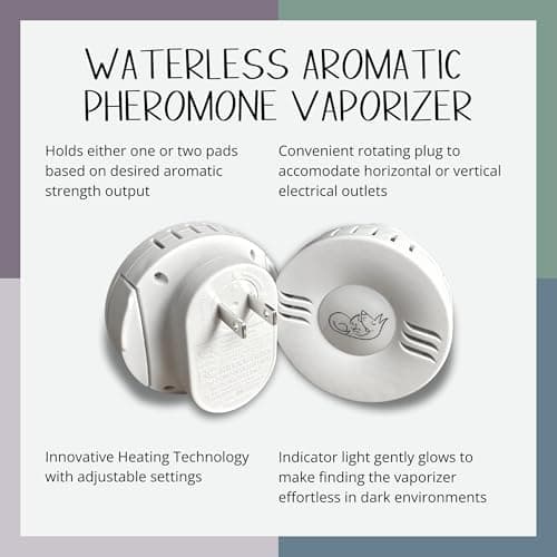 Tranquil Tails Calming Pheromone Diffuser for Dogs, Anxiety Relief with a Gentle Fragrance, Includes 3 Scented Pads - Thumbnail 4