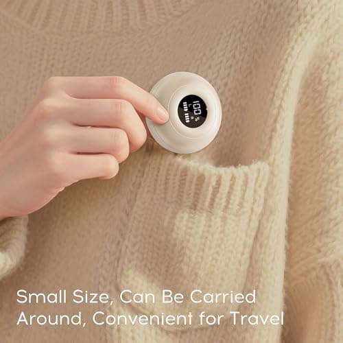 sunvito Sleep Earbuds Bluetooth 6.0, Mini Invisible Silicone Sleep Earbuds for Side Sleepers, Noise Blocking Sleeping Headphones, Hidden Earbuds with LED Display for Small Ears, Sleep & Relax (Beige) - Thumbnail 4