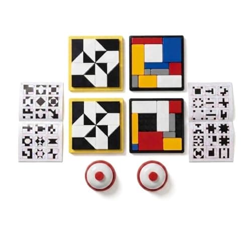 Includes 2 Battle Bells, 2 Sets of Color Logic Blocks, and 2 Sets of Black & White Hidden Blocks. - Image 1