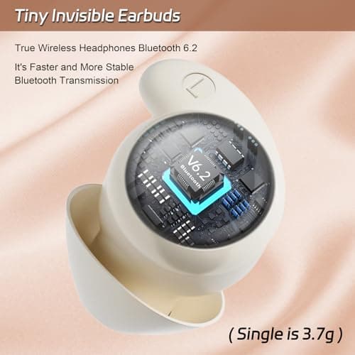 IFECCO Sleep Earbuds Bluetooth 6.2 - Sleep Headphones for Side Sleepers,Comfortable and Noise Blocking,IPX6 Waterproof Wireless Sleeping Earbuds - Thumbnail 6