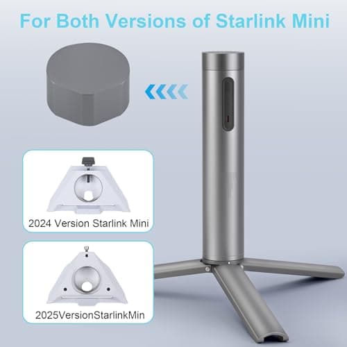 Datop for Starlink Mini Battery Mount,30,000 mAh with Battery Pack 20V 5A Output,Starlink Mini Power Bank Adjustable Tripod Stand，LED Power Indicator, Type-C Charging Port，for Outdoor & RV Camping - Thumbnail 2