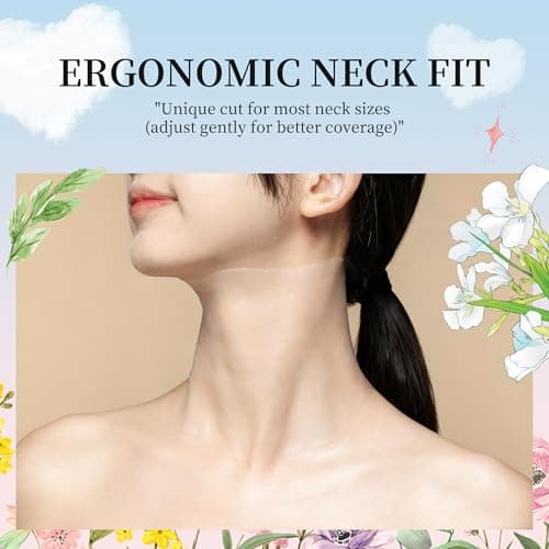 Neck Mask 8PCS, HONLINK Hydrolyzed Collagen Neck Mask Set with Hyaluronic Acid & Peptide,Moisturizing Firming Masks for Crepey Skin, Helps Reduce the Appearance of Fine Lines for Smoother-Looking Skin - Thumbnail 5