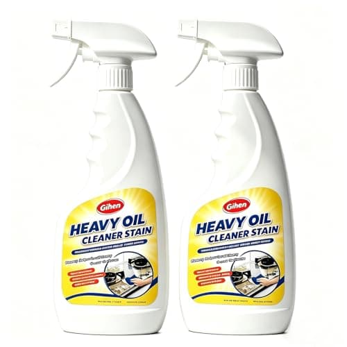 Gihen Heavy Oil Cleaner Stain - Effective Multi-Purpose Cleaner 17.6 oz, Includes Spray Bottle & Towel for Cleaning Kitchen, Oven, Stove, Range Hood, Sink - Image 1