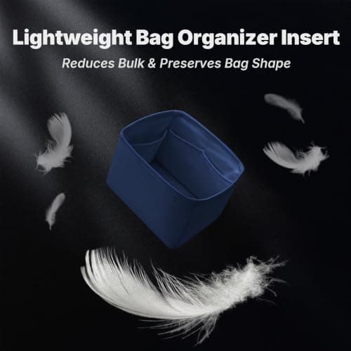 KINGS IN BAG Satin Purse Organizer for Picotin 18, Blue nuit - Thumbnail 3