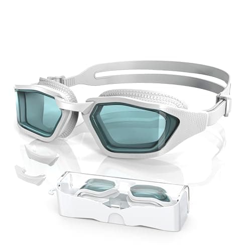 Greatever Sleek Swim Goggles Unisex-Adult, UV400 Protection Swimming Goggles, HD Wide View Goggles, Anti Fog No Leakage - Image 1