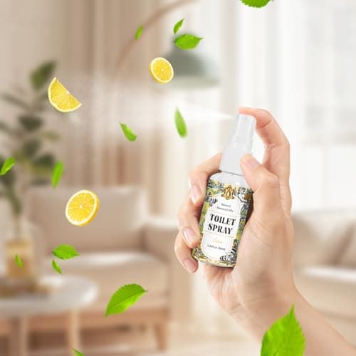 STRN Toilet Spray, 6-Pack Lemon, Mint & Lavender Natural Scent, Portable Instant Odor Deodorizer for Home, Bedroom, Travel Size - Thumbnail 5