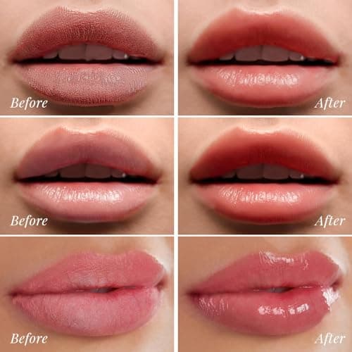 ANRCOLLECT Lip Scrub & Lip Mask - Overnight Treatment Lip Care Kits with 2 Lip Exfoliator & 2 Sleeping Lip Balm, Intense Hydration Lip Set for Dry Chapped Cracked Lips, Exfoliate & Moisturize (4 Pack) - Thumbnail 5