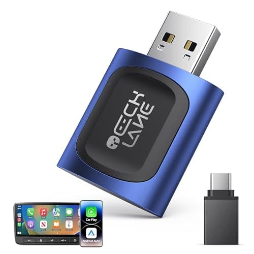 2026 Upgraded 2-in-1 Wireless CarPlay Adapter & Android Auto Wireless Adapter, Bluetooth Car Adapter for Wired to Wireless, Fast & Stable Auto-Connect, 5G WiFi & BT 5.4, Plug & Play (USB-C/A) - Image 1