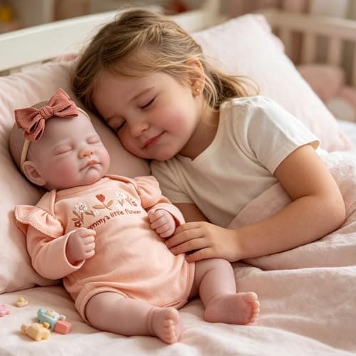 Milidool Realistic Reborn Baby Dolls Girl-20 Inch Real Life Baby Doll with Poseable Soft Body, Newborn Lifelike Baby Dolls with Accessories for 3+ Years Old Kids Girls Gift, Pretend Play, Collection - Thumbnail 3