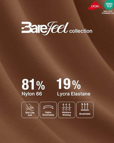 G4Free Maternity Summer Clothes Workout Shorts with Pockets Stretchy Comfy Pregnancy Yoga Short Active Wear(Dark Coffee,L) - Thumbnail 5