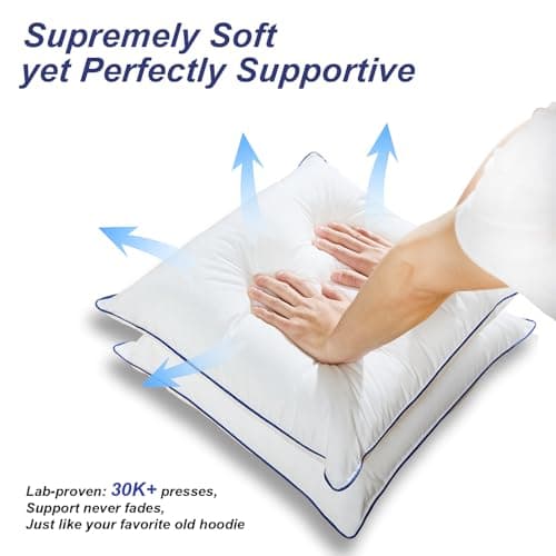 Wuuyuef 18x18 Pillow Inserts Set of 2–Hypoallergenic Square Pillow Inserts, Oeko-TEX Certified Virgin Down Alternative Filling, Machine Washable - Thumbnail 5