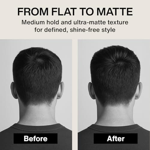 Kings Domain Melbourne Matte Balm | Ultra Matte Hair Paste for Men | Medium Hold Styling Balm | Smooth Frizz-Free Control | 3oz Salon Quality - Thumbnail 3