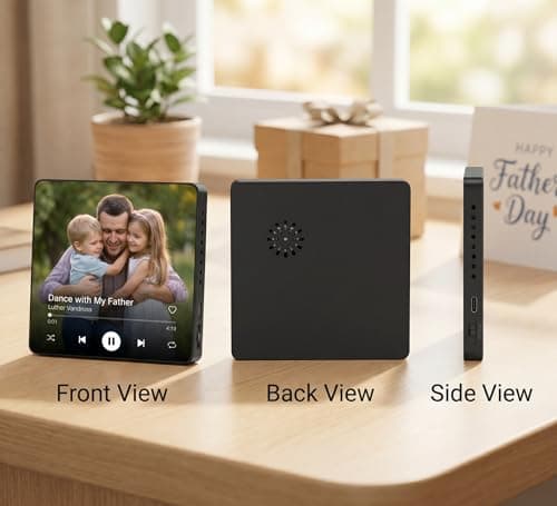 Personalized Music Fridge Magnet for Dad - Custom Photo & Song Gift for Father's Day, Birthday - Unique Dad Keepsake with Spotify Code - Thumbnail 4