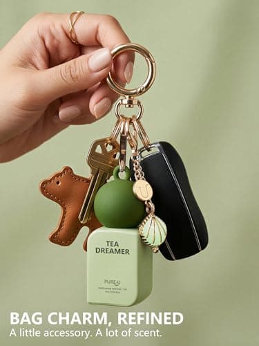 PUREU Zesty Ginger Amber Pheromone Perfume Oil for Women & Men, Long Lasting Skin Scent Cologne Roll On with Clip-On Keychain, Portable Travel Size Fragrance for On-the-Go & Workout, 10ml (0.34 fl oz) - Thumbnail 4